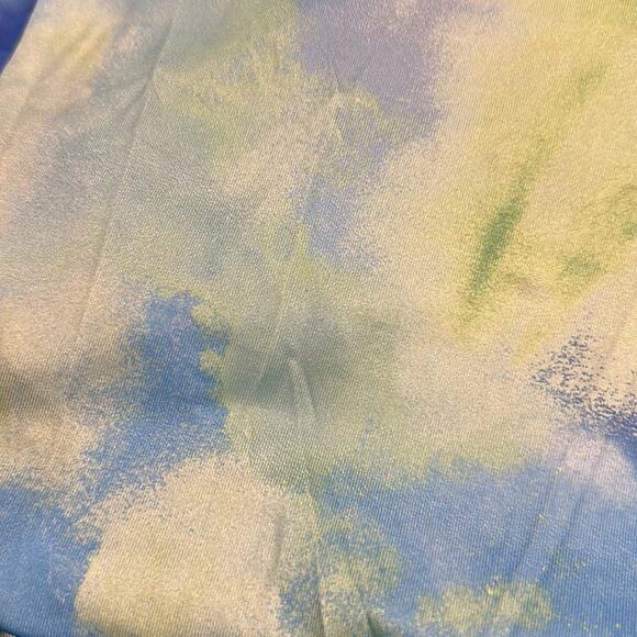 Remelon Spaghetti Strap Halter Tie Dye Print Cut Out Jumpsuit NWOT size large - Picture 6 of 6